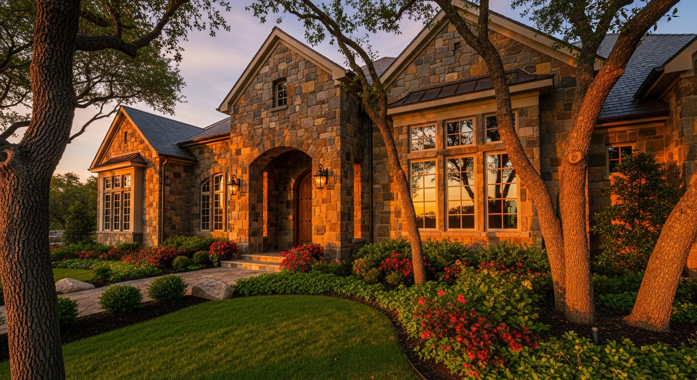 Beautiful stone home exterior — Stone Finish, Abington PA
